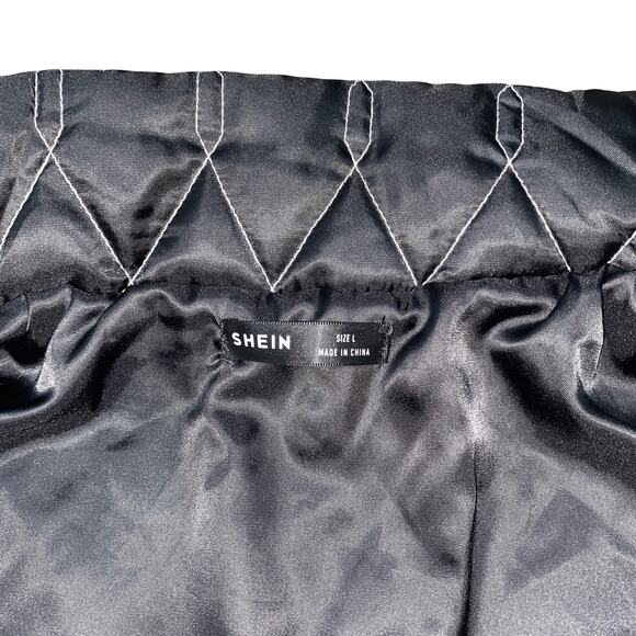 Black Lightweight Quilted Vest Size L - Picture 5 of 6